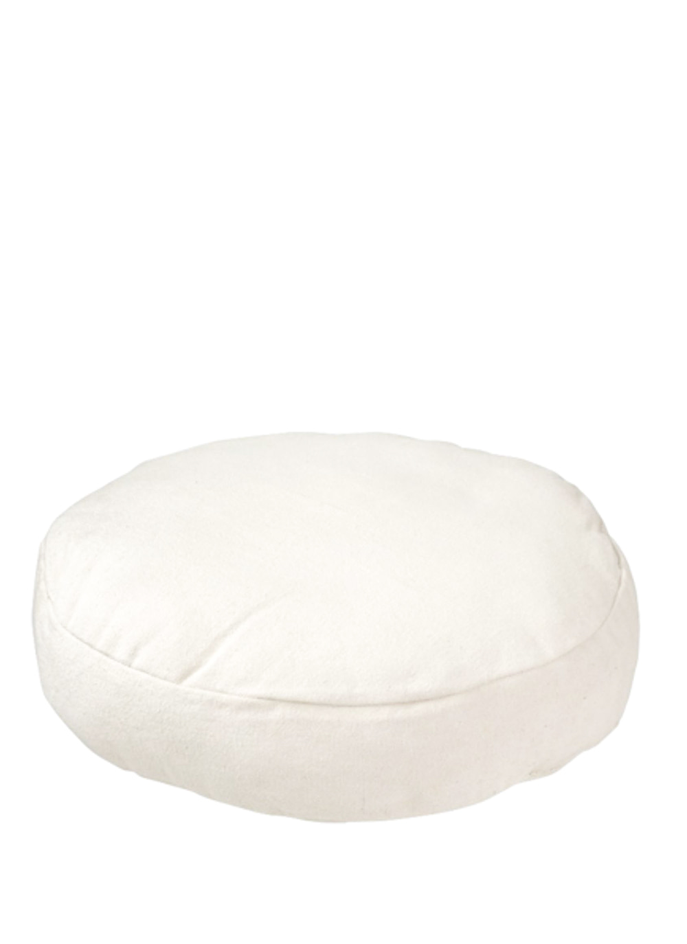 Cushion Round Cotton White