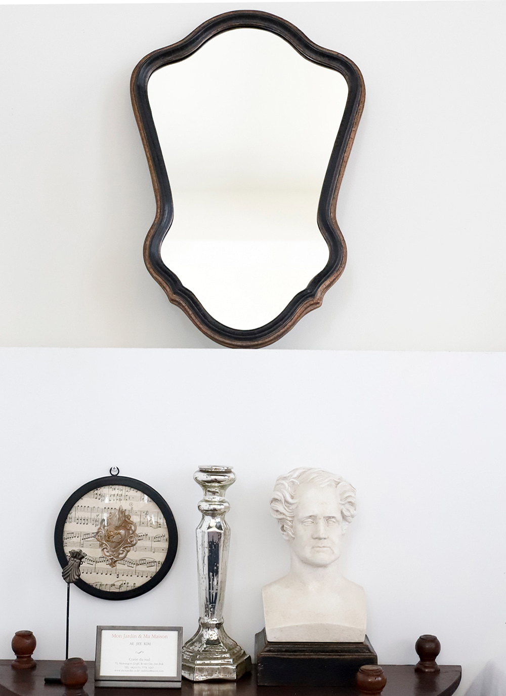 Mirror  wooden frame