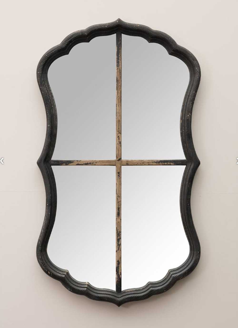Black patina mirror
