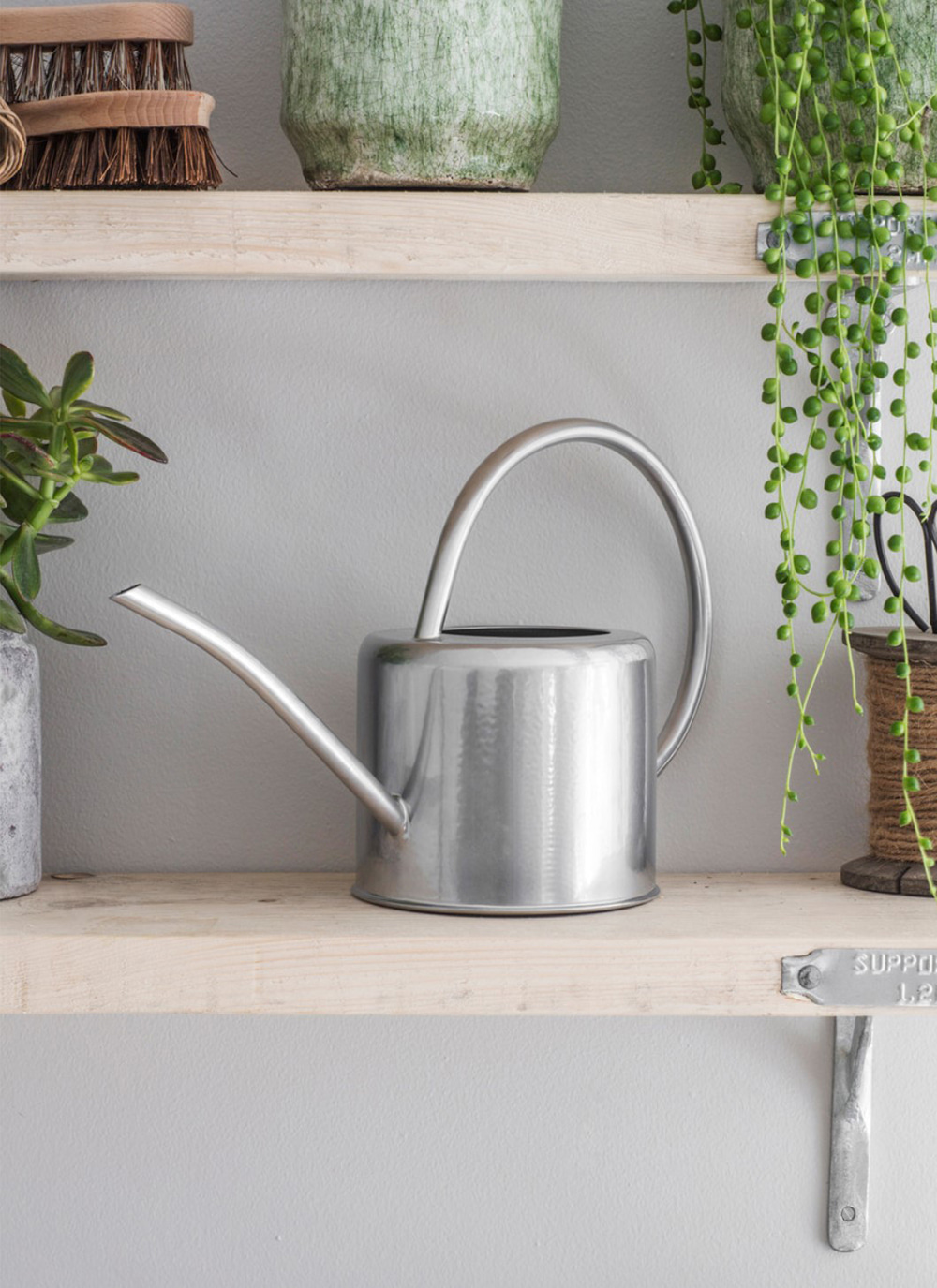 1.9L INDOOR WATERING CAN - SILVER