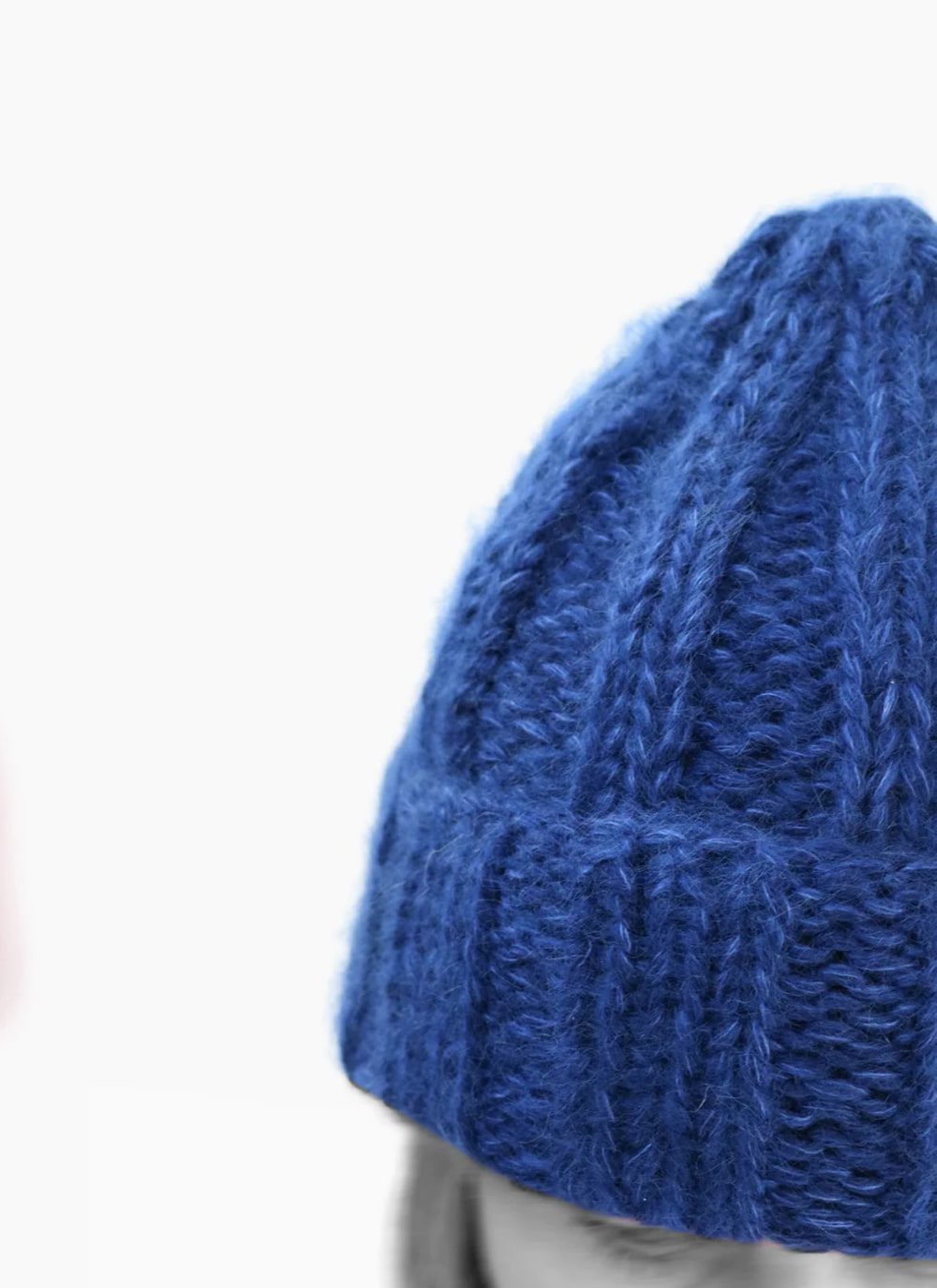 HAND KNIT, DOUBLE RIBBED BEANIE